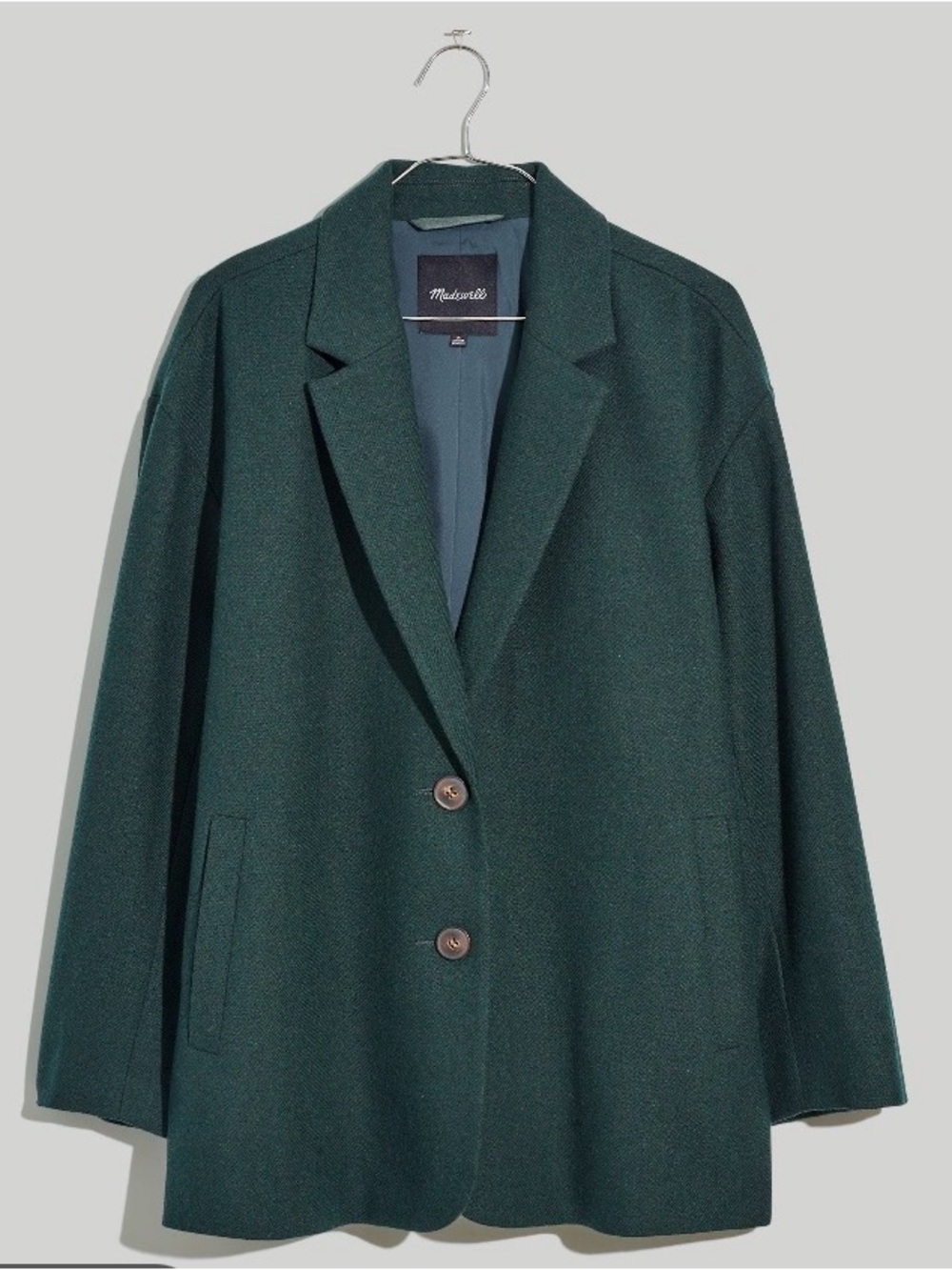 Madewell Jacket  Women’s Medium Brushed Oversized Dorset Blazer - Picture 2 of 14